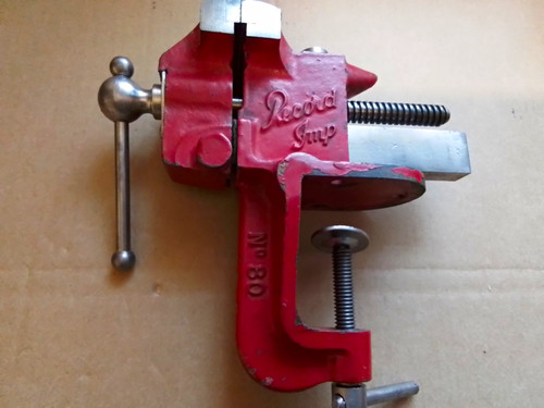 Record clamp on bench - record, clamp-on
