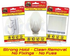 Removable No Wall Damage Strong Adhesive Picture Smart Hooks/Cable Clip/Strips