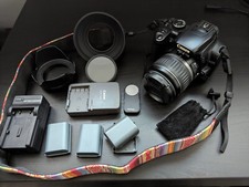 Canon EOS 400D 10.1 MP DSLR Camera with EF-S 18-55mm Lens and accessories