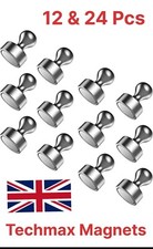 Metal push pin magnets - metal, strong