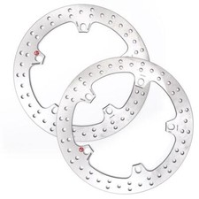 Pair of front brake discs