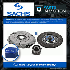 Clutch Kit 3pc (Cover+Plate+CSC) fits VAUXHALL ANTARA 2.2D 2010 on 250mm Sachs