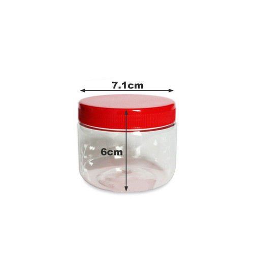 200ml clear plastic storage - clear,
