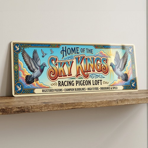 Sky kings racing pigeon loft - sky,