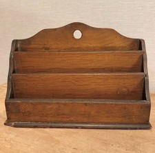 Vintage Wooden Letter Rack