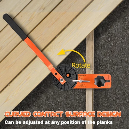 Deck board straightening - deck,