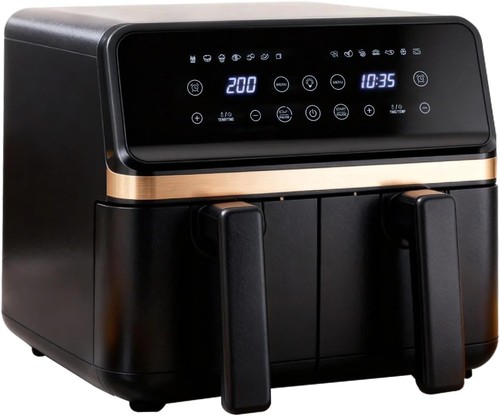 Dual zone 2200w large air - 8l,