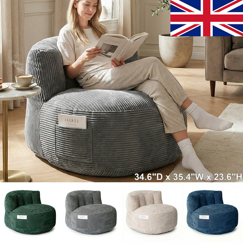 Bean bag chair with - bag, foam
