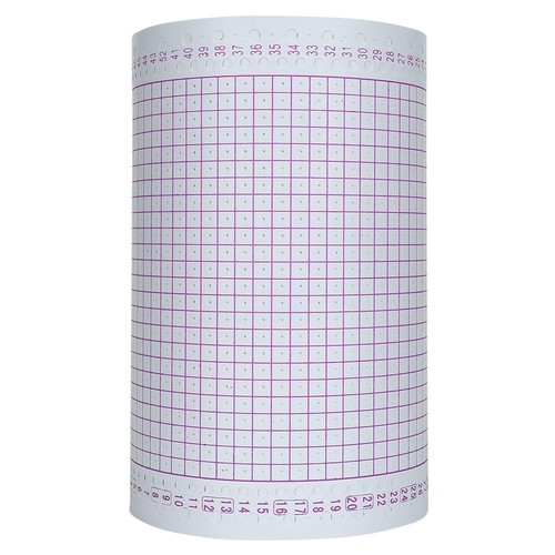 100pcs roll red - red, punch