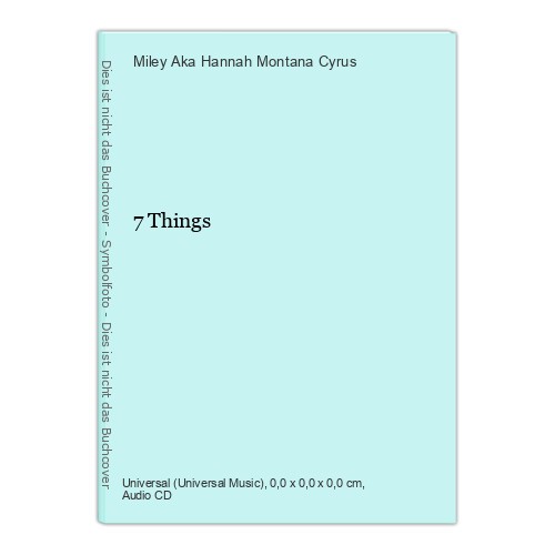 Things cyrus miley - things, aka