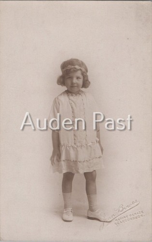 Rppc little girl portrait - rppc,