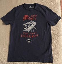Men’s XS victorinox Swiss Army knife navy t shirt extra small