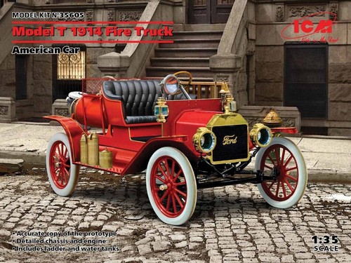 Ford model 1914 fire - model, truck