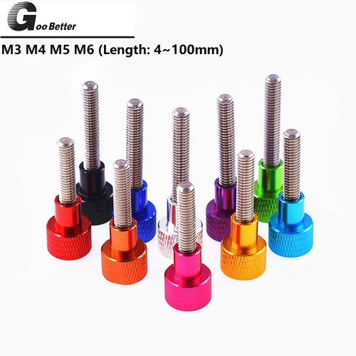 M6 knurled thumb - knurled,