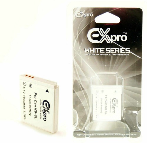 Pro white battery - white, nb-6l