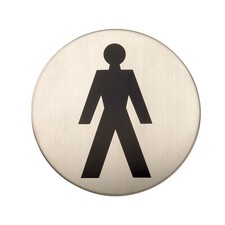 Round Adhesive Male Toilet