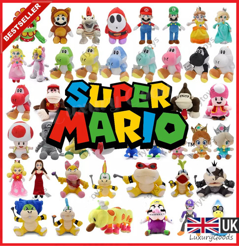 Super mario bros plush soft - mario,