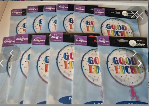 Joblot carboot good luck foil - carboot,