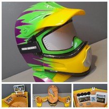 Micro Machines Motocross Riders Head Moto X Helmet Playset 1990s Vintage Toy