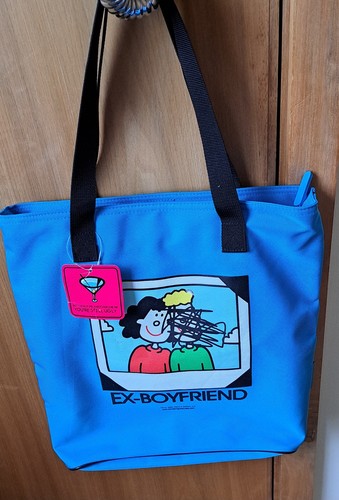 Tote bag blue tough - bag, material