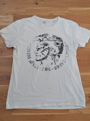 Diesel men white graphic - diesel,