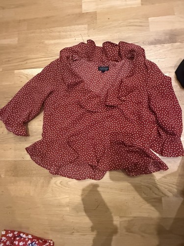 Topshop red and - topshop, polka