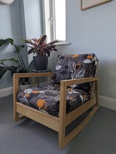 IKEA Lillberg Rocking Chair Birch Veneer