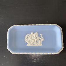 Wedgewood Jasperware Sage Green Pin Tray Trinket dish gods chariot