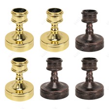 6PCS Table Taper Candle Holders Candlestick Holder Wedding Dinning Party Decor