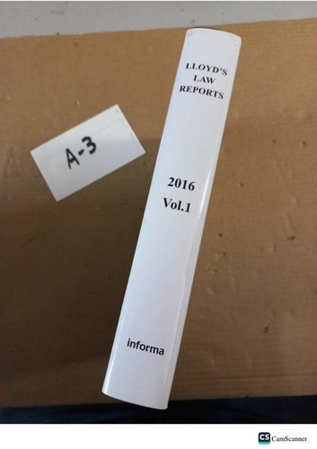 Lloyd law reports 2016 - reports, vol