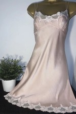 LA SENZA PURE SILK LIGHT PINK CHEMISE/ NIGHTDRESS SIZE 6