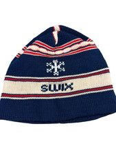 Swix Beanie ski hat knit blue