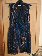 Size 16 Butterfly by Matthew Williamson wrap effect dress New Not Worn