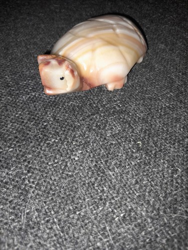 Onyx turtle figurine - turtle,