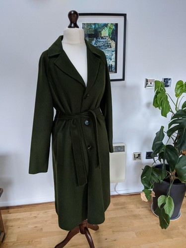 Zara green olive khaki felt - green,