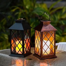 Solar LED Flickering Candle