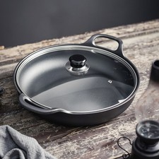 Stock Pot Large Non-Stick Cooking Pot With Glass Lid Cast iron Casserole Pot