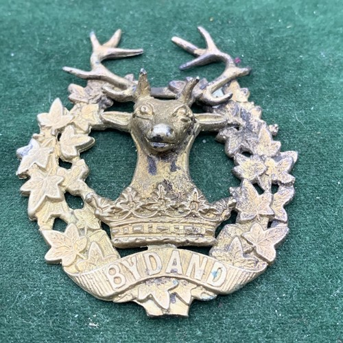 Gordon highlanders cast brass - gordon,