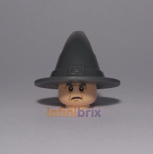 Lego gandalf head hat - head, +