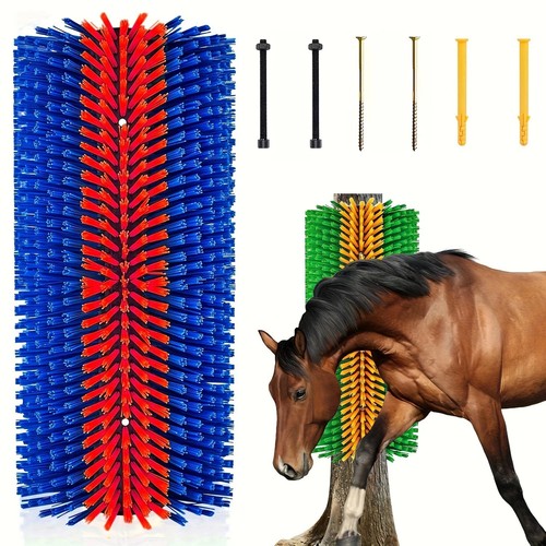 Livestock scratching brush - brush,