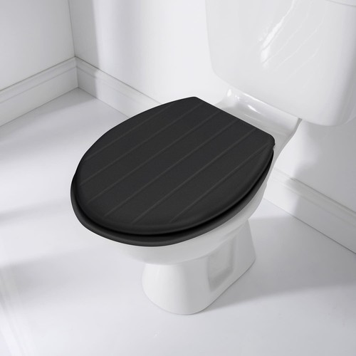 Wooden toilet seat - toilet,