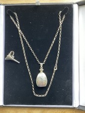 Silver Perfume Bottle Pendant