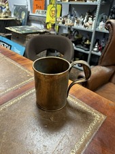 Antique Handmade Large Copper Handled Cup/measuring Cup 21x21cm
