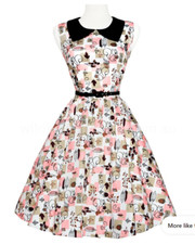 NEW Pinup Couture Womens Dress Size XS Extra Small Squirrel Sleeveless 17314