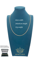Mens 9ct Gold XP 4mm Diamond