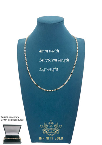 Mens 9ct gold 4mm - gold, diamond
