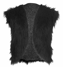 Childs Black Faux Fur