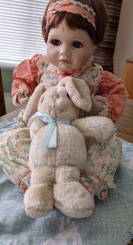 Porcelain girl sara doll - girl,