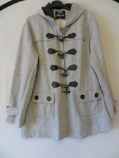 URBAN DIVA GREY HOODED COAT SIZE 18