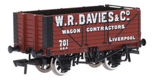 37-2011K Bachman OO Gauge 7 Plank Wagon 701 'W R Davies & Co' (Pre-owned)